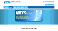 Desktop Screenshot of bycpackaging.com.ar